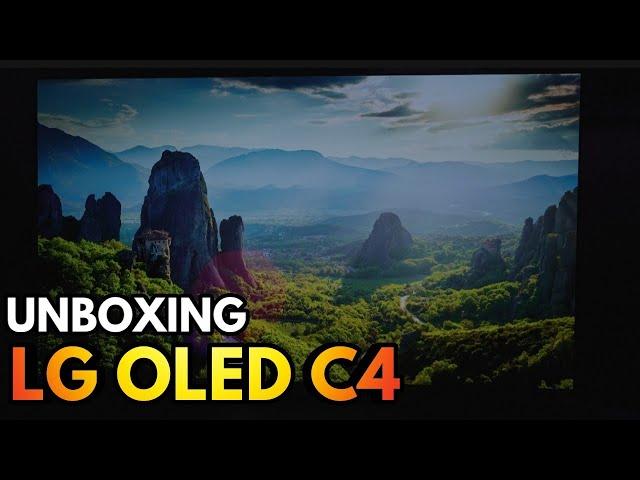 LG Oled Evo AI C4 Unboxing, Setup, & 1st Impressions