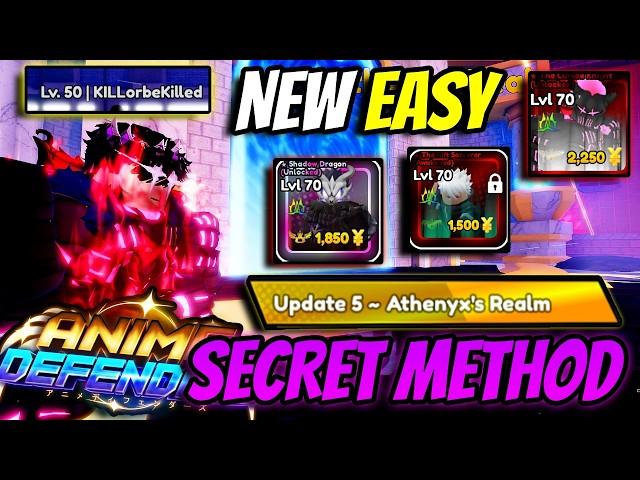 EASY *Beginner* Secret Units Method In Anime Defenders Update 5..