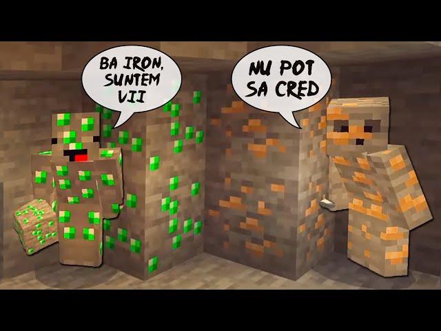 MARELE SECRET AL MINEREURILOR DIN MINECRAFT! Au Prins Viata