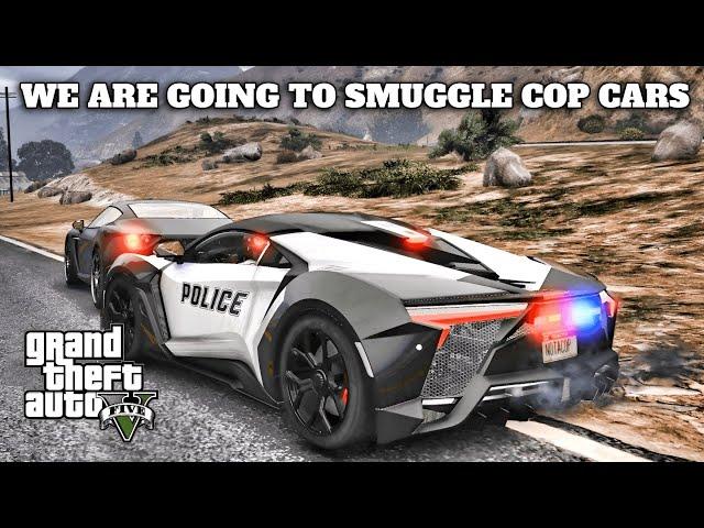 We are Going to Smuggle cop cars | Gta V | Vicks Gaming