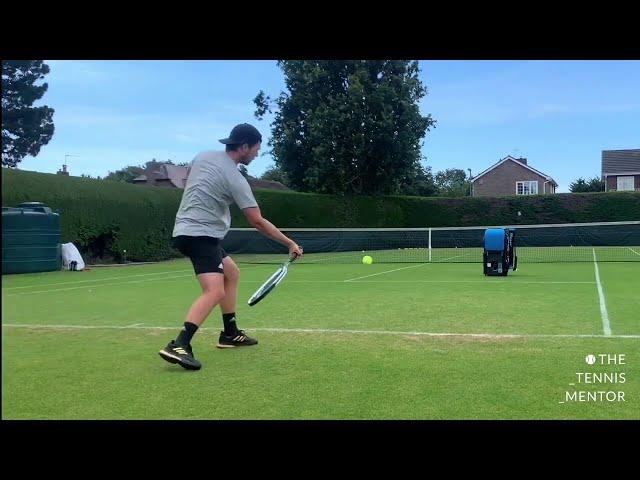 Intense Tennis Routine With Slinger Bag (The Tennis Mentor)