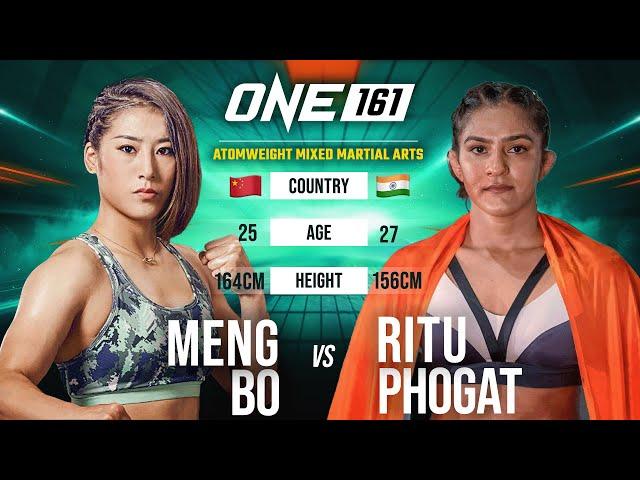 Women’s MMA WAR  Meng Bo vs. Ritu Phogat Was INTENSE