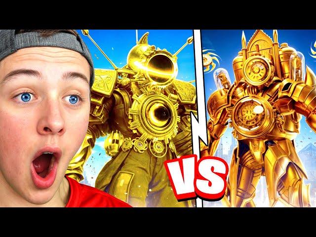 Reacting To TITAN CLOCK MAN vs BLACK HOLE TITAN (skibidi toilet multiverse)