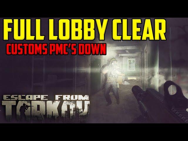 KILLED THE ENTIRE LOBBY-Duo takes out entire Customs and clears Dorms-Escape From Tarkov Highlights