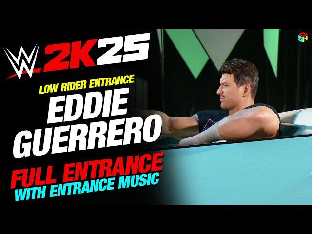 EDDIE GUERRERO LOW RIDER WWE 2K25 ENTRANCE - #WWE2K25 LATINO HEAT EDDIE GUERRERO ENTRANCE WITH MUSIC