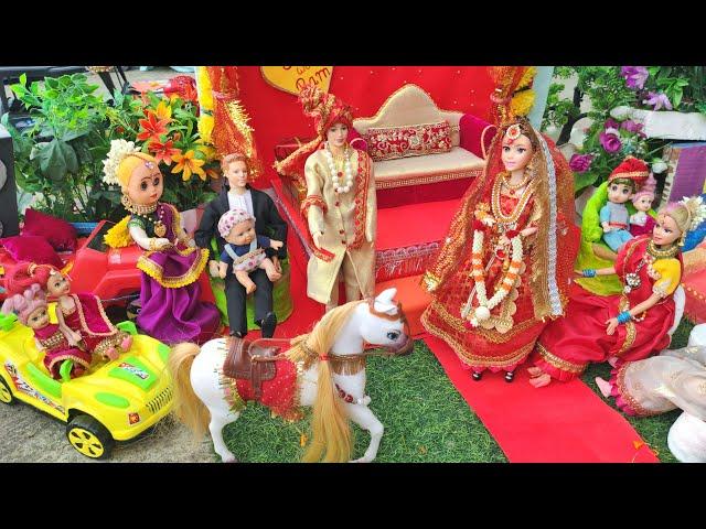 Barbie Doll All Day Routine In Indian Village/Radha Ki Kahani Part -288/Barbie Doll Bedtime Story||