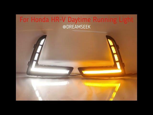 Dreamseek LED DRL For Honda HRV eNy1 2023+ Daytime Running Light Fog Lamp With Dynamic Turn Signal