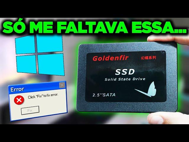 SSD NÃO RECONHECE NO WINDOWS NA FORMATAÇÃO, QUAL SERÁ O PROBLEMA? 2024