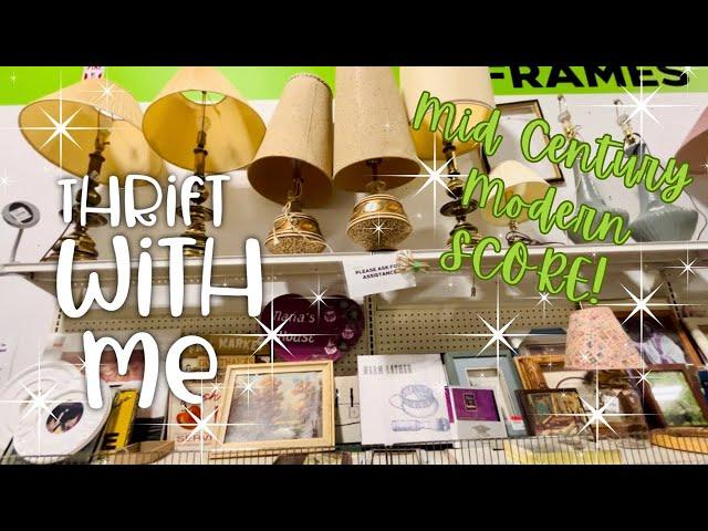 Thrift With Me | Mid Century Modern Home Decor Galore 