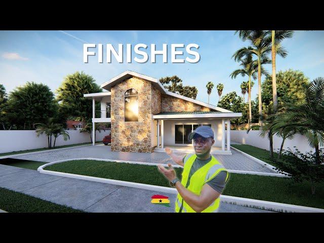 Finishes On My Parent's House In Ghana | Building In Ghana