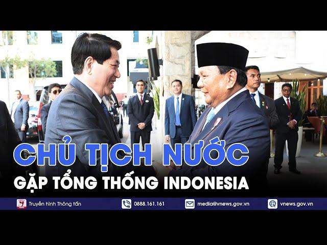 Chủ tịch nước Lương Cường gặp Tổng thống Indonesia - VNews