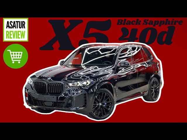 В ПРОДАЖЕ рестайлинг BMW X5 40d Black Sapphire в ТОПовой комплектации / Х5 40д Черный Сапфир 2024