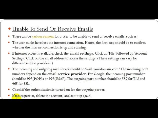 Troubleshooting Common Email Issues on Your Device