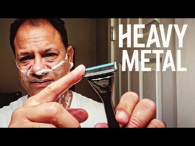 Dollar Shave Club — Heavy Metal Handle Razor — is F#*king HEAVY!  average guy tested #APPROVED