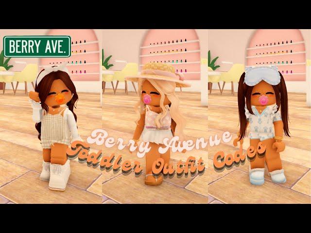 Cutesy Toddler Berry Avenue Outfit Codes  | bunniory ౨ৎ