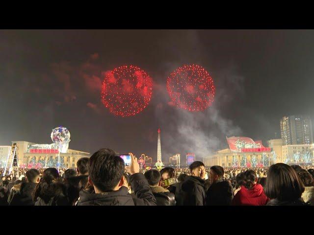 Pyongyang celebrates 2025 with public performance in Kim Il Sung Square | AFP