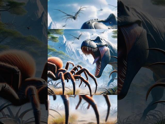 T-REX + Spider. Ai animal fusion. Hybrid animal #shortfeed #ai #fusion