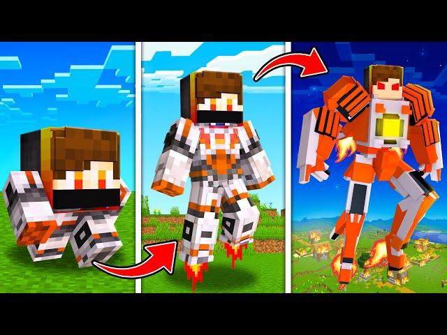 Minecraft But i Can Evolve Into Robots....