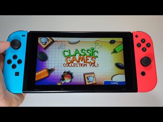 Classic Games Collection Vol.1 Nintendo Switch gameplay