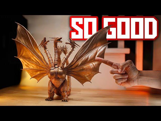 The Golden Age of Action Figures LITERALLY with King Ghidorah 1991 - Shooting & Reviewing