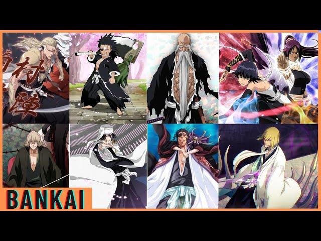 Bleach Brave Souls All Captains Bankai #bleach