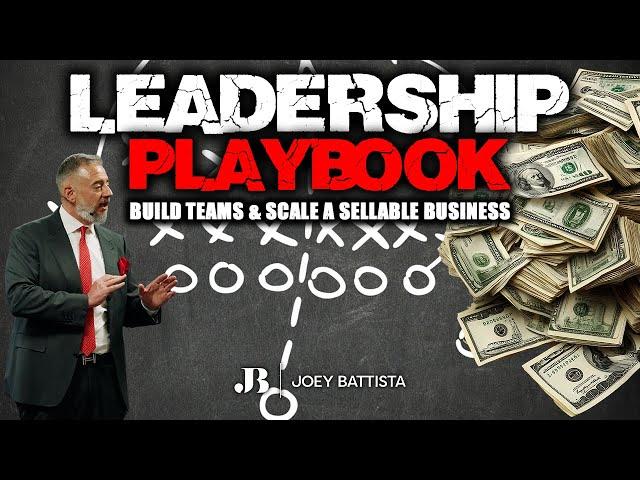 Leadership Playbook: How to Develop Teams & Scale a Profitable, Sellable Business #leadership