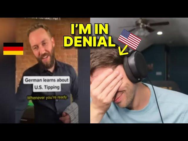 American reacts to German vs. American TikTok Compilation