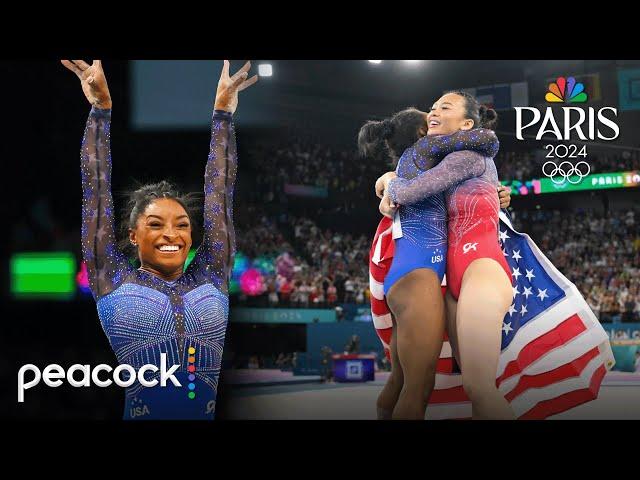 Unstoppable Simone Biles Wins 6th Gold Medal With Spectacular Floor Routine! | Paris Olympics