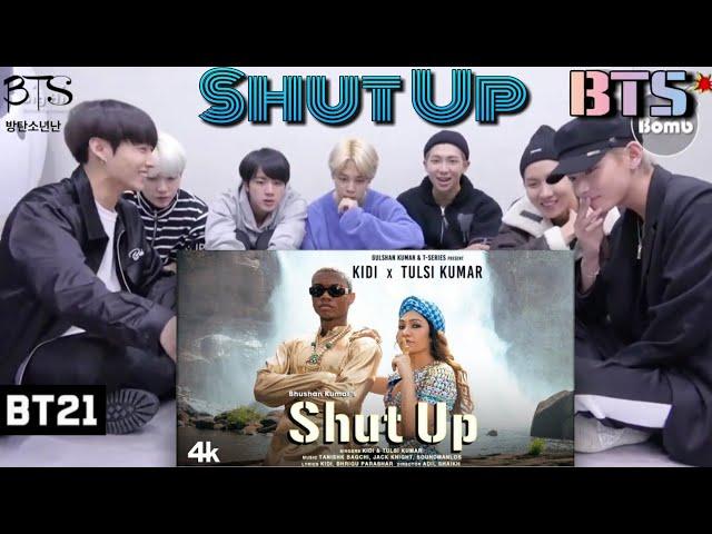 BTS REACTION VIDEO ON INDIAN TRADING SONG ( SHUT UP )  KIDI&TULSI KUMAR || FT.BTS || @BTS