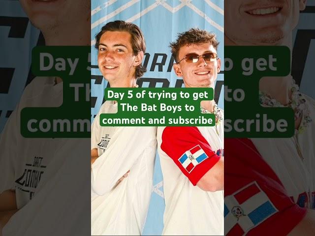 Day 5 is when DSARM commented so let’s see if it’s the same. @batboysbaseball @DSARM #baseball