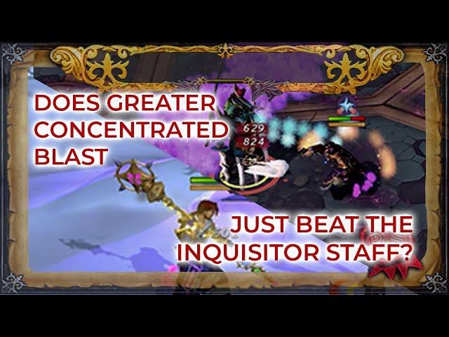 Is the Inquisitor Staff Useless Because of G. Concentrated Blast? Testing on Bosses & Slayer