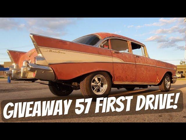 57 Chevy Hits The Streets For The First Time In 30 Years!