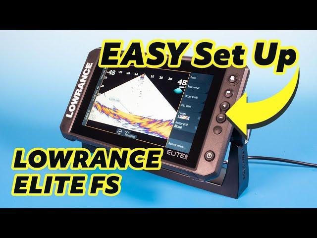 LOWRANCE Elite FS Unboxing and Set Up