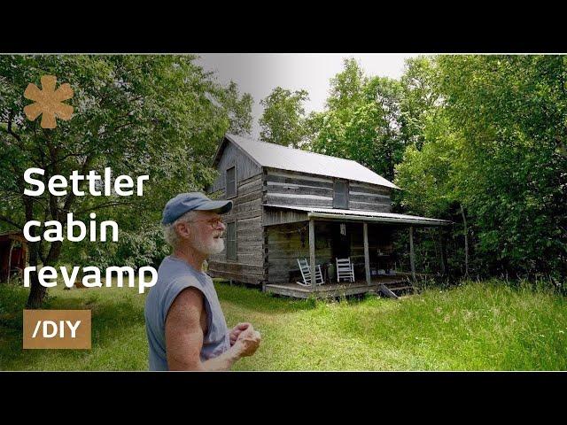 Joy of rebuilding a settler cabin log-by-log on MN homestead