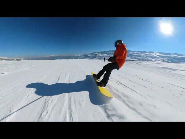 High speed Flims/Laax Vorab to Sogn Martin on slope 34 and 38