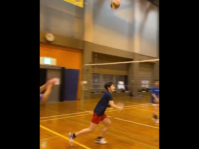 volleyball training Spike