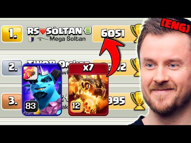 Rank 1 Player Strategy - Super Dragons with 8000 HP (Clash of Clans)