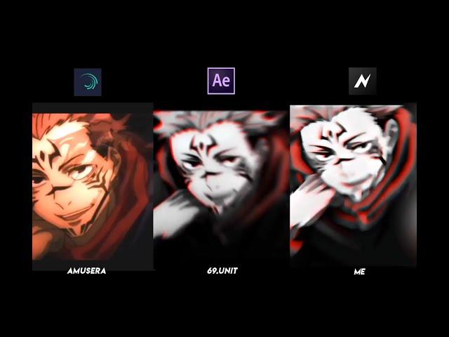 After Effects vs Alight Motion vs Node Video / unit.69 remake(ig) 