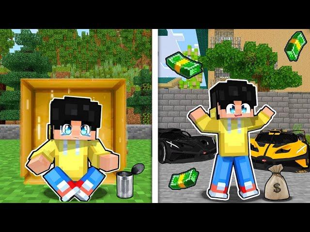 Dave's POOR to RICH Story in Minecraft! ( Tagalog )