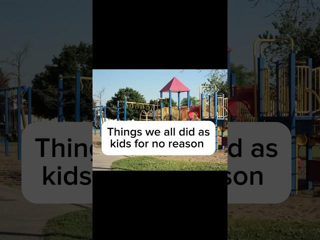 Things we all did as kids for no reason #nostalgia #90s #2000s #childhoodmemories #shorts