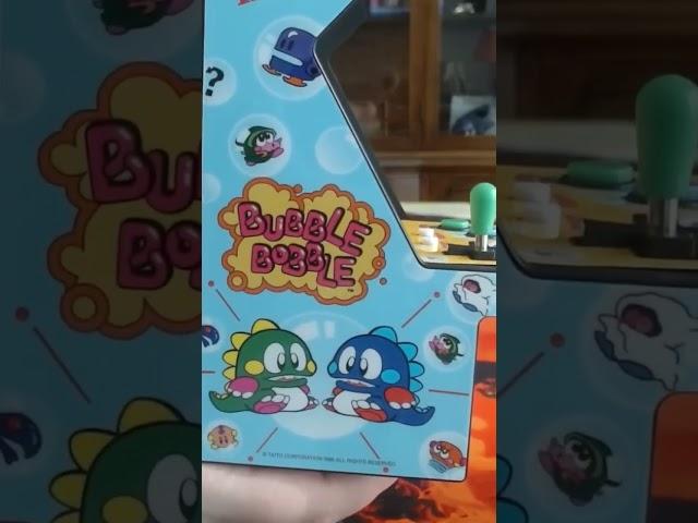MyArcade Bubble Bobble Micro Arcade Review #bubblebobble