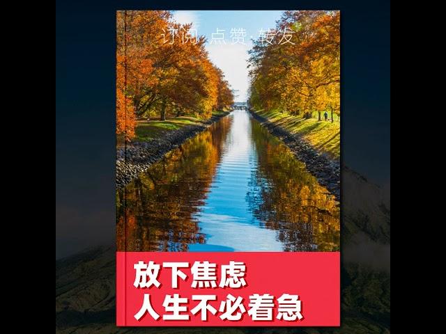 坚持之美：成功的秘诀在于百折不挠的坚持，轻松生活：释放焦虑，人生无需过于急促