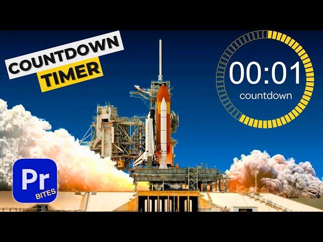 How to make a COUNTDOWN TIMER in Premiere Pro