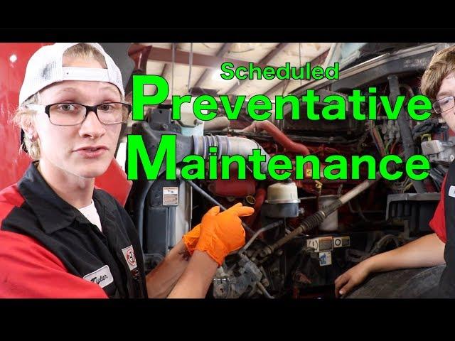 Scheduled Preventative Maintenance at G&P Trucking Company, Tyler Walker