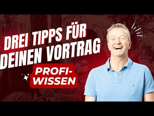 Professionell Präsentieren: 3 Tipps für Deinen Vortrag!