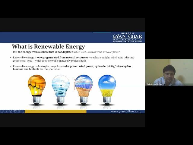 RET (Lect-1) RENEWABLE ENERGY BASICS: INTRODUCTION