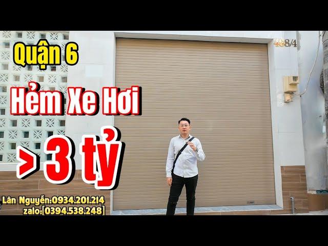 Quận 6 | Bán nhà hẻm xe hơi thông - không lộ giới - giáp Coopmart Phú Lâm