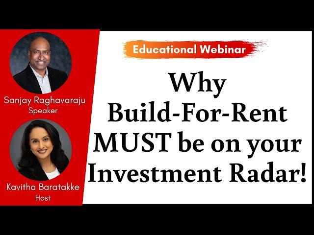 Why Build For Rent MUST be on your Investment Radar!