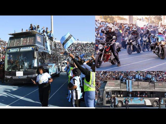 HISTORIC VICTORY FOR BOTSWANA /     TEAM BOTSWANA ARRIVAL