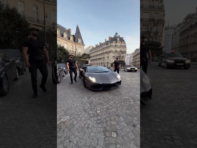 Zeus the billionaire with legendary charisma brings his #lamborghini back to  ParisfromMountOlympus